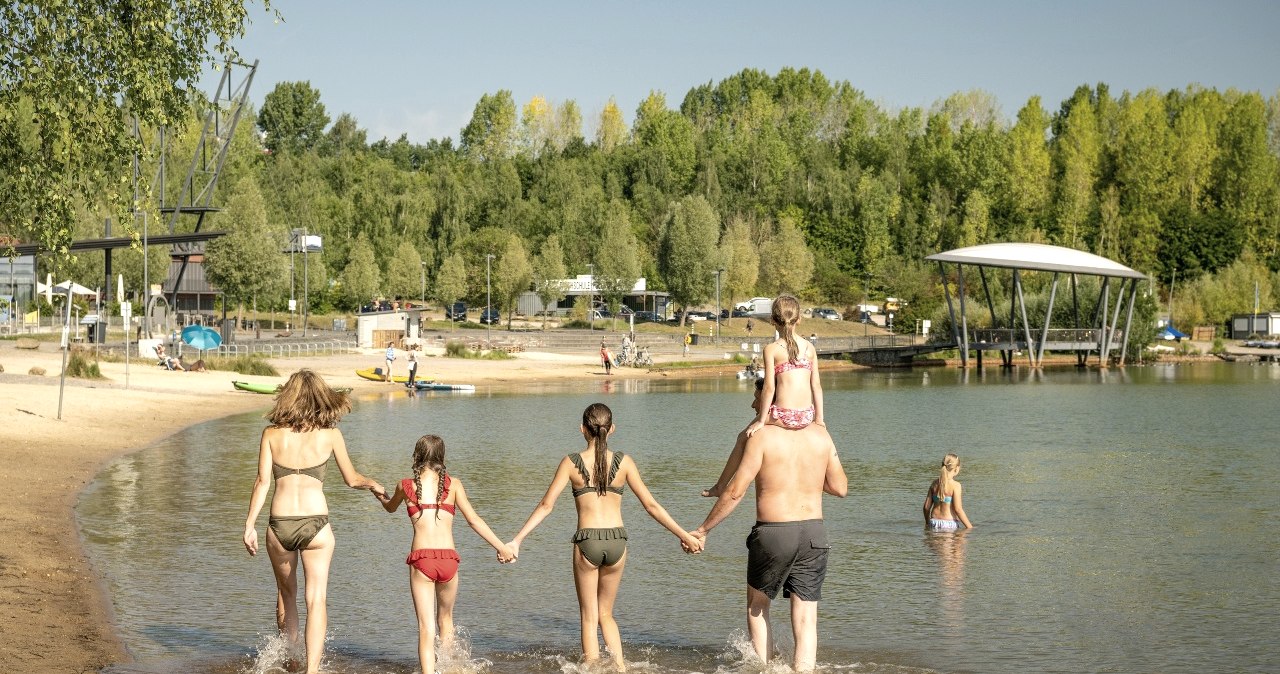 Swimming fun at Blaustein Lake, © StädteRegion Aachen