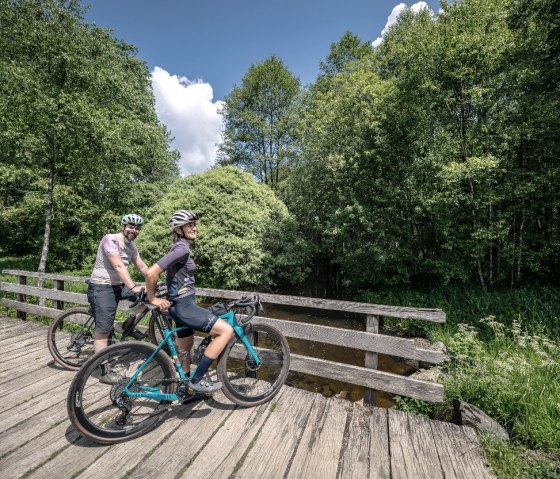 Gravelbiker im Perlenbach- und Furthsbachtal, © StädteRegion Aachen