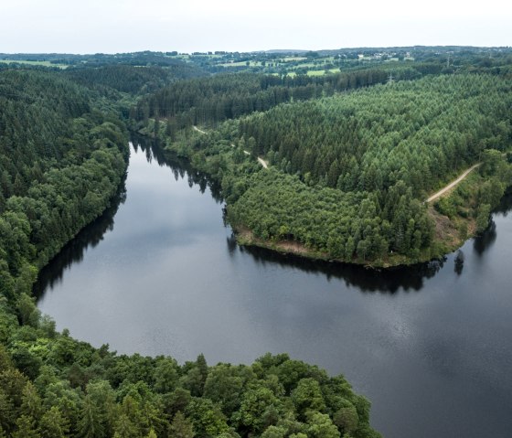 Luftbild Kalltalsperre, © StädteRegion Aachen