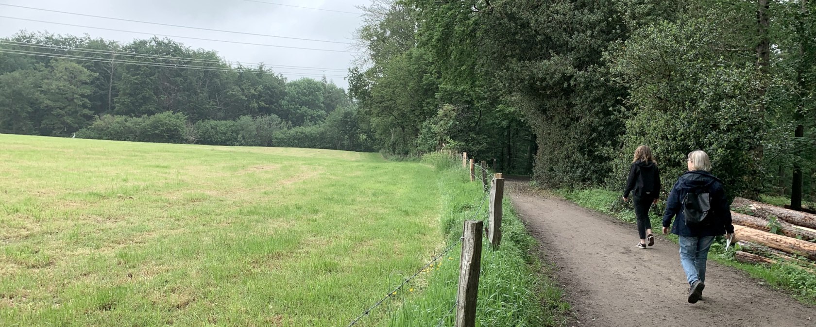 Wandern am Rande des Paulinenwäldchens, © StädteRegion Aachen