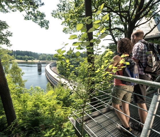 Aussichtsplattform Dreilägerbachtalsperre, © Eifel Tourismus GmbH