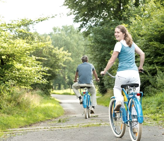 Radfahrer im Monschauer Heckenland, © vennbahn.eu