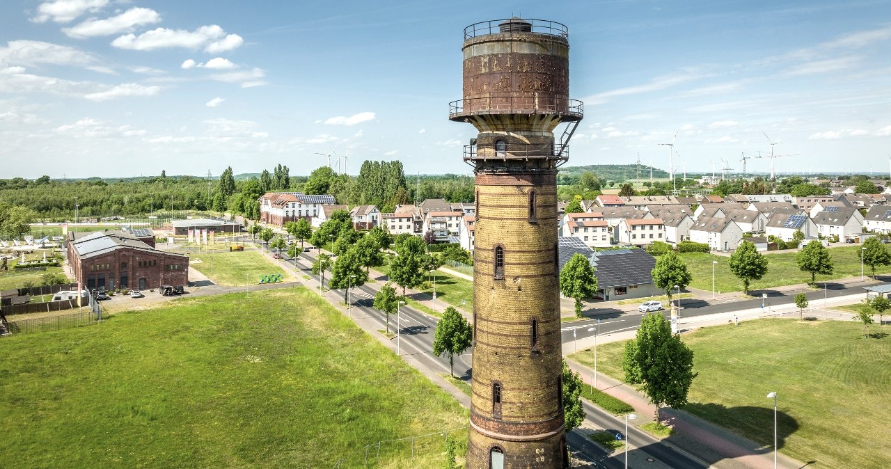 Wasserturm und Energeticon Alsdorf, © StädteRegion Aachen