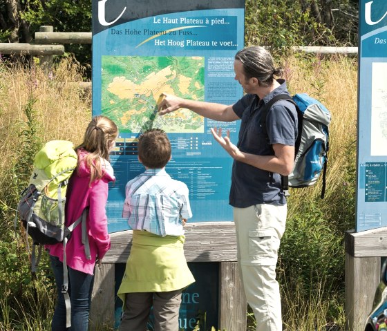 Baraque Michel information board, © vennbahn.eu