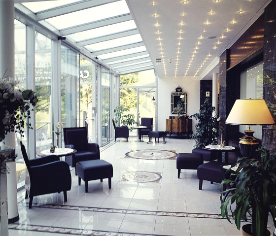 Seating in the entrance, © Hotel Seemöwe