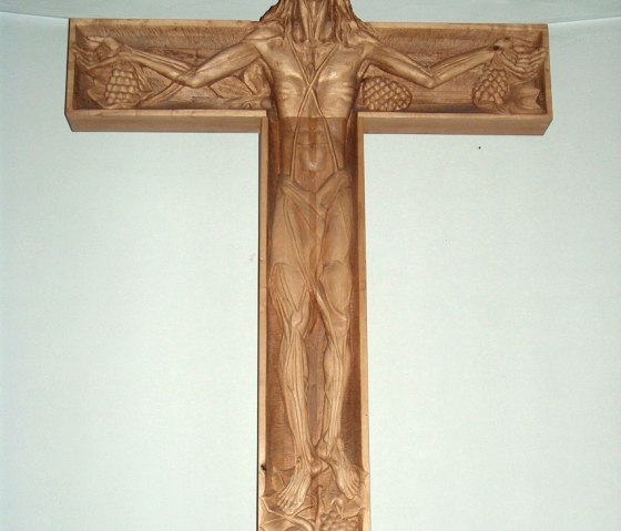 Kreuz aus dem Atelier des Vossenacker Franziskanerpaters Laurentius U. Englisch, © StädteRegion Aachen