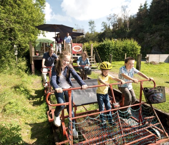 Railbike, © Tourismusagentur Ostbelgien