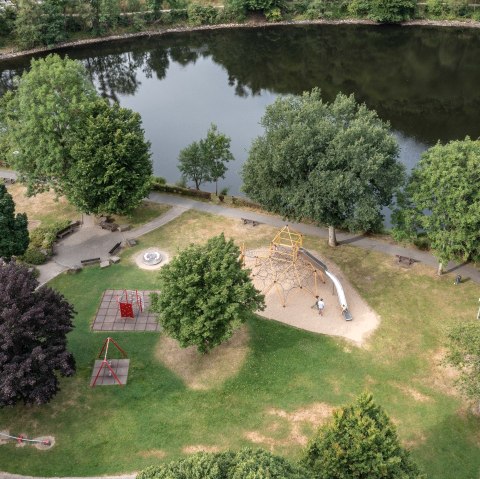 Spielplatz Einruhr am Obersee, © Eifel Tourismus GmbH, Tobias Vollmer