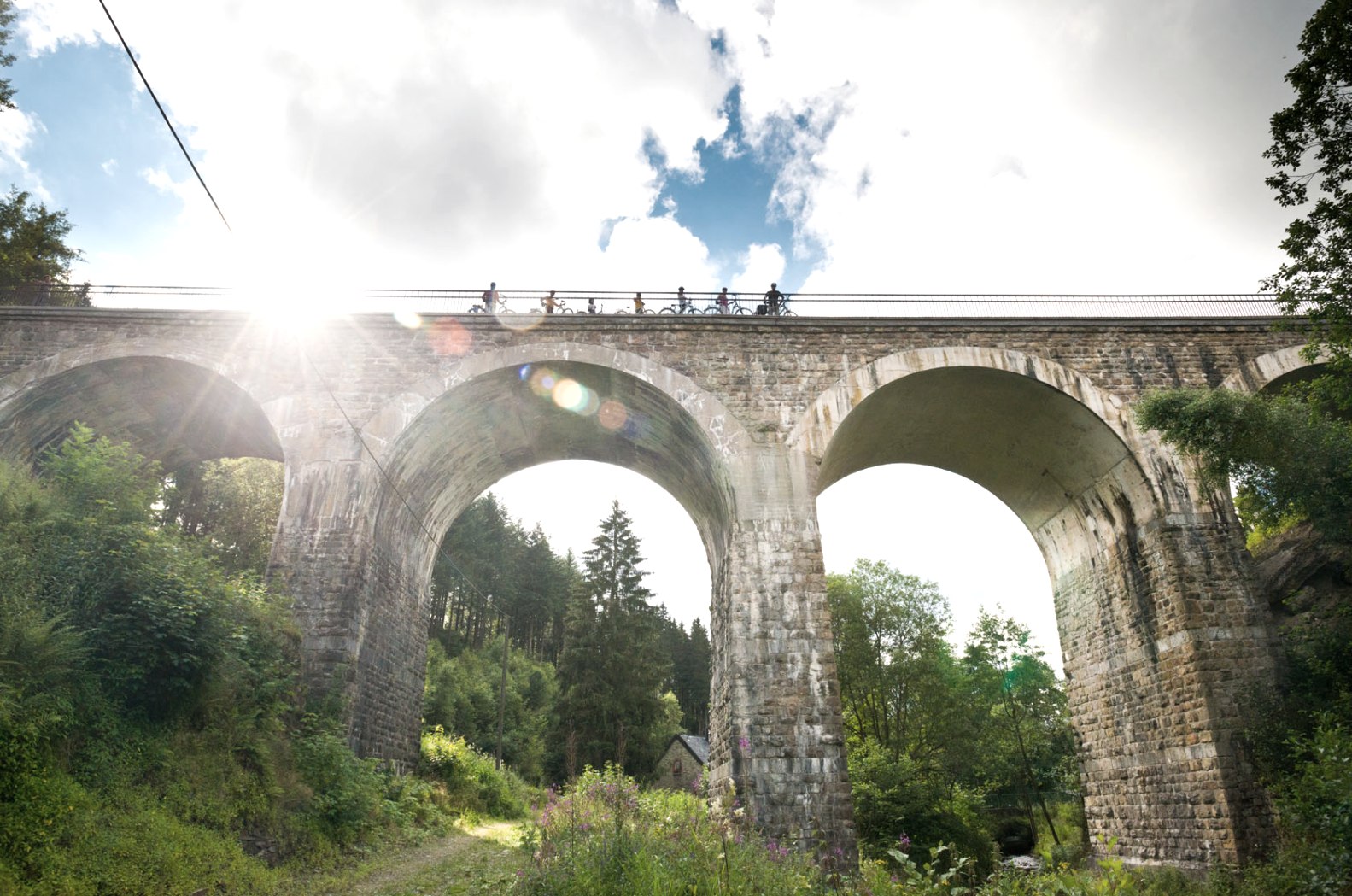 Vennbahn Viaduct Reichenstein, © StädteRegion Aachen; Foto: Dominik Ketz