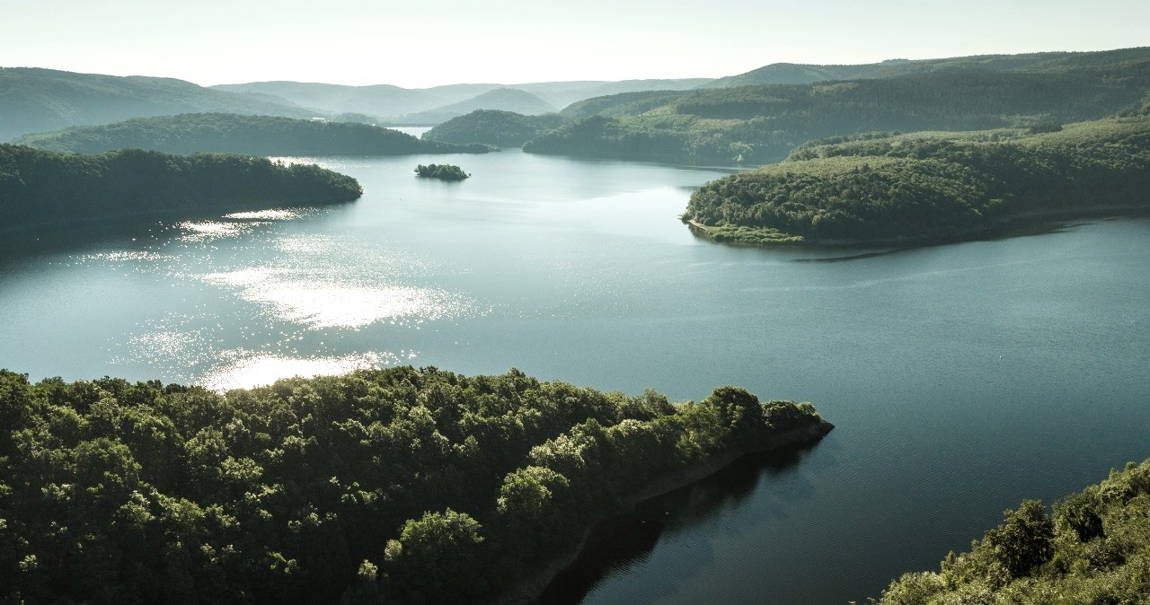 Luftbild Rursee, © StädteRegion Aachen