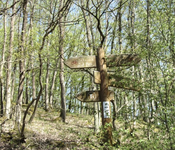 Wegweisende Beschilderung, © StädteRegion Aachen