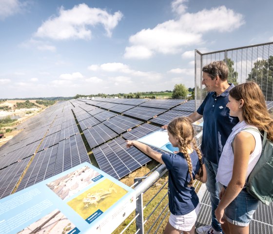 Aussichtsplattform und Infotafeln an den Nivelsteiner Sandwerken, © Städteregion Aachen