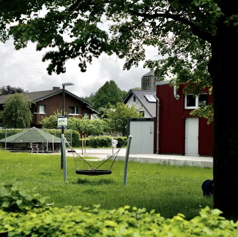 the Rollesbroich village square, © StädteRegion Aachen
