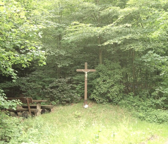 Steinbruch mit Wegkreuz:, © StädteRegion Aachen