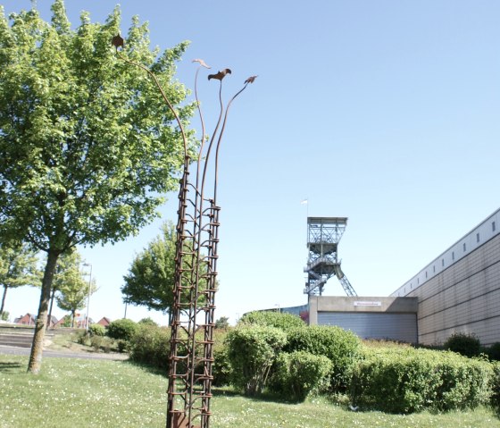 Skulptur "Aus der Tiefe in die Freiheit", © Pillars of Freedom