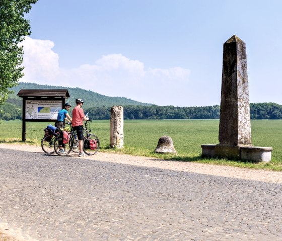 Radfaher auf der Via Belgica, © Unbekannt