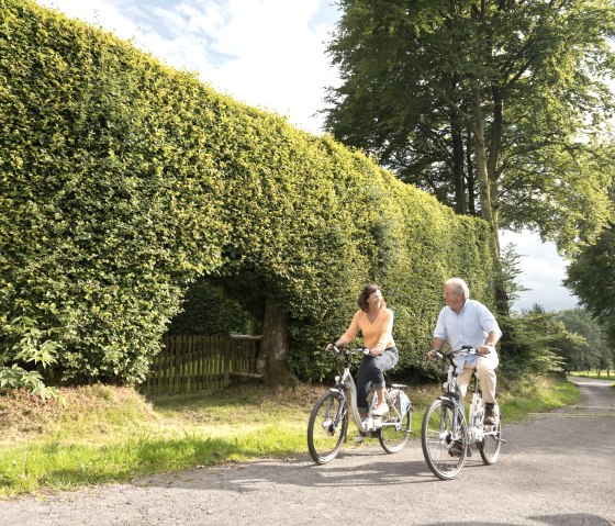 Radfahrer im Monschauer Heckenland, © StädteRegion Aachen