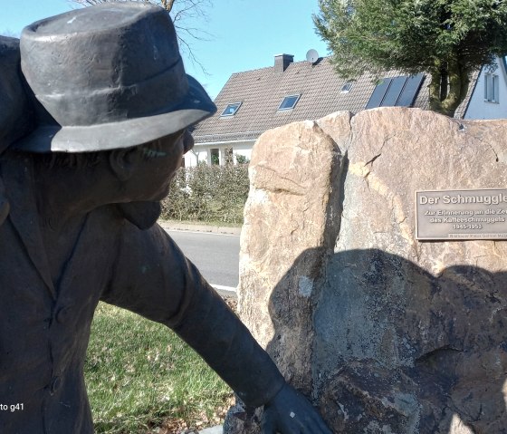 Schmuggler-Denkmal Ehemalige Zollsatation, © StädteRegion Aachen