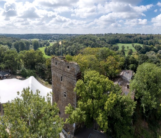 Luftbild Burg Wilhelmstein, © StädteRegion Aachen